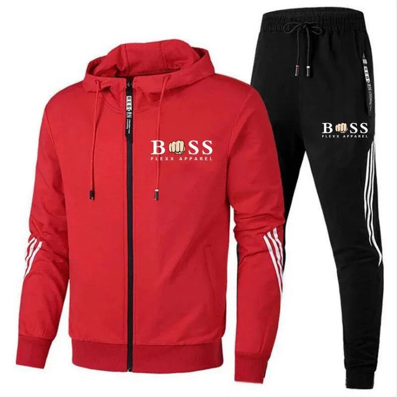 Sport trainingspak met hoodie en elastische tailleband - Image 3