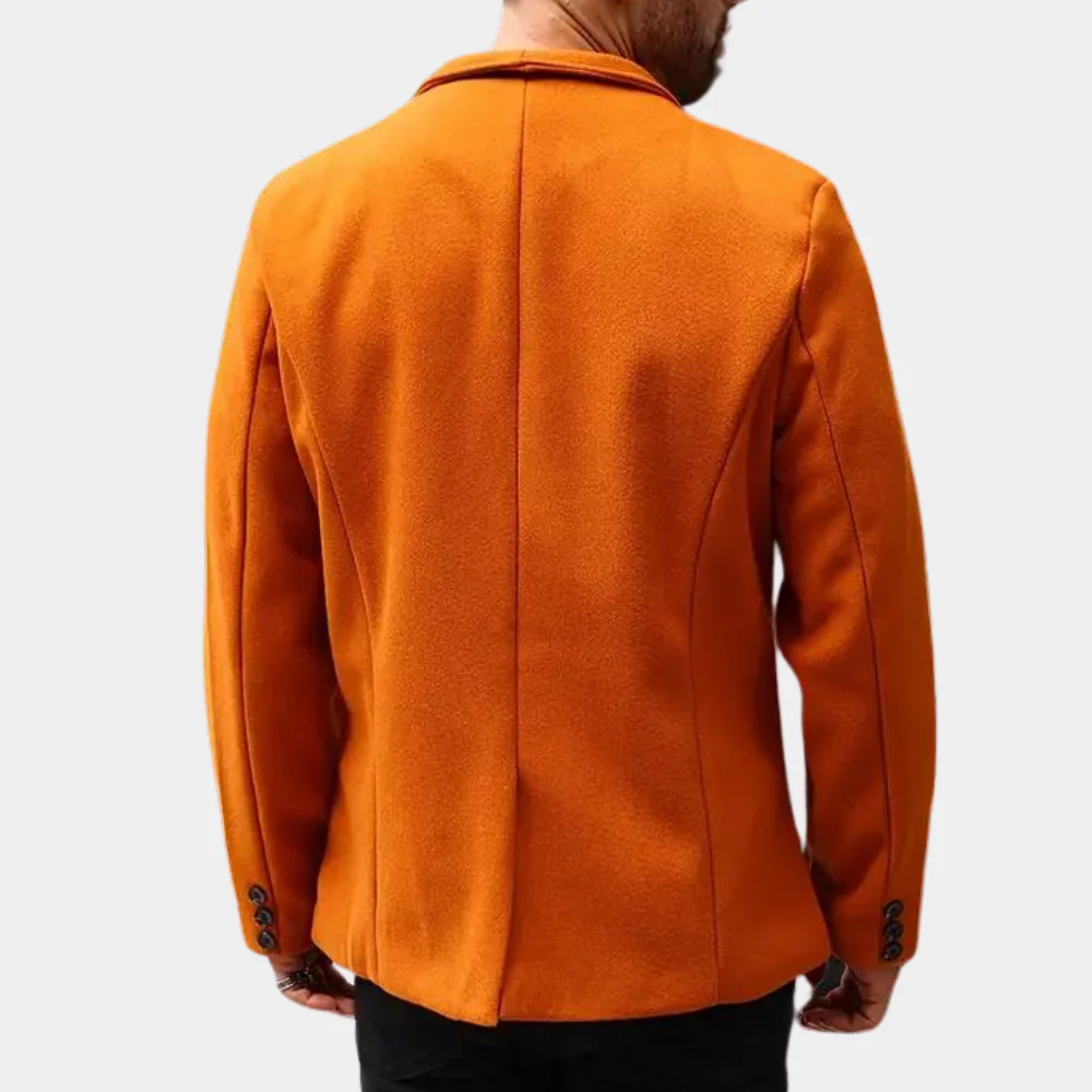 Stijn | Stijlvolle oranje zomer herenjas - Image 2