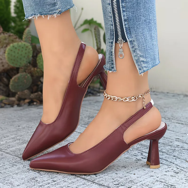 Stiletto slip-on mules - Image 2