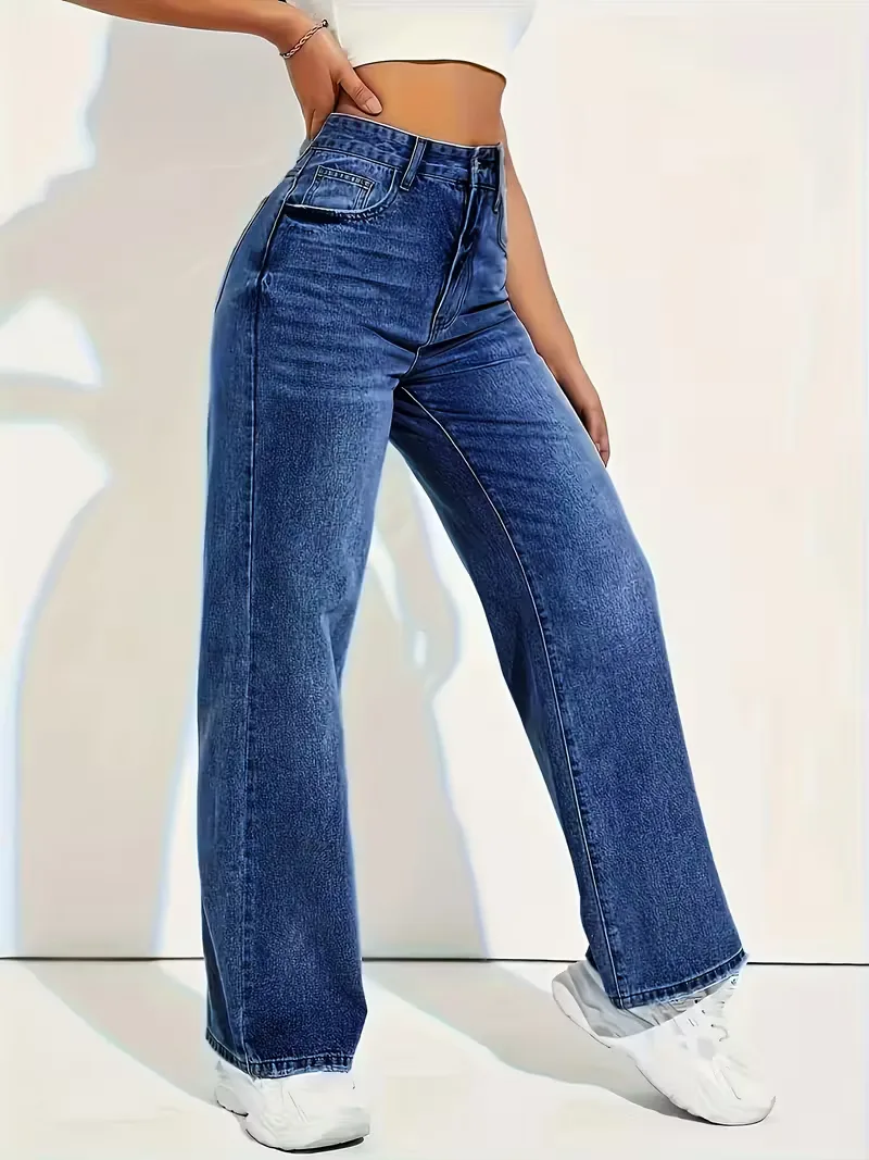 Straight jeans met hoge taille - Image 10
