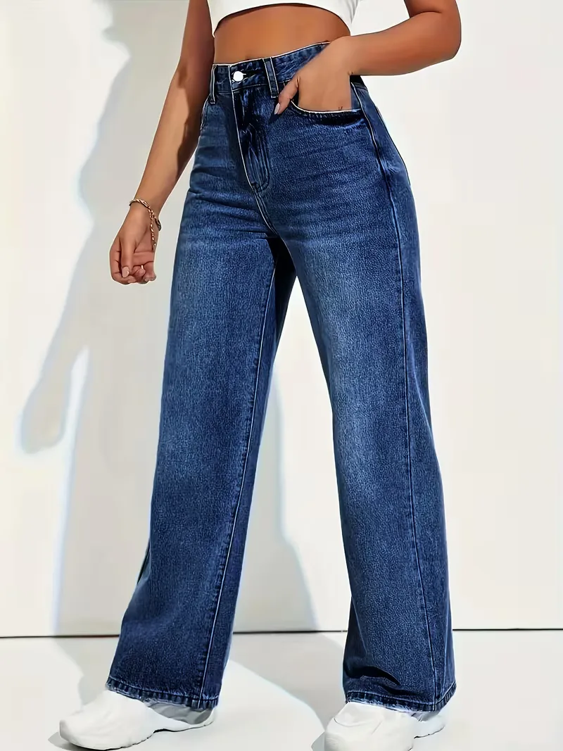Straight jeans met hoge taille - Image 6