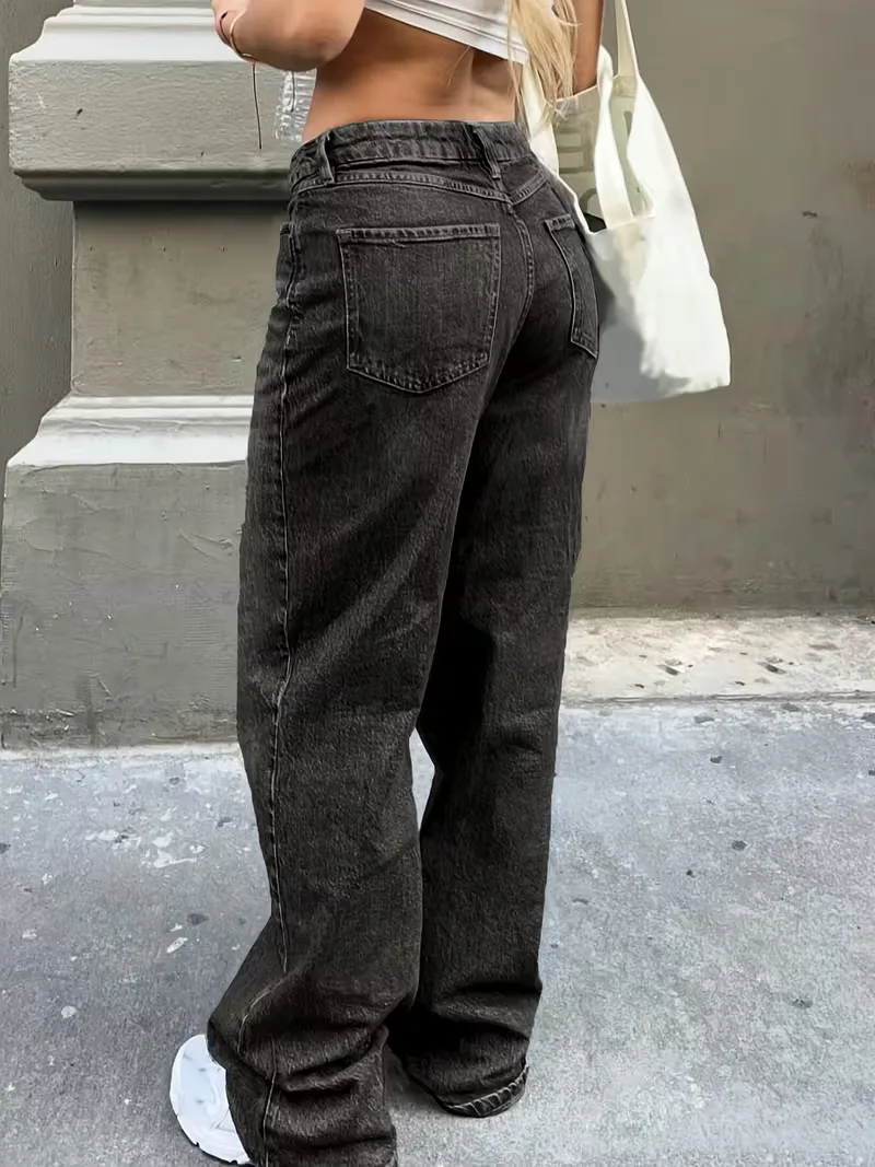 Straight jeans met mid-rise - Image 11