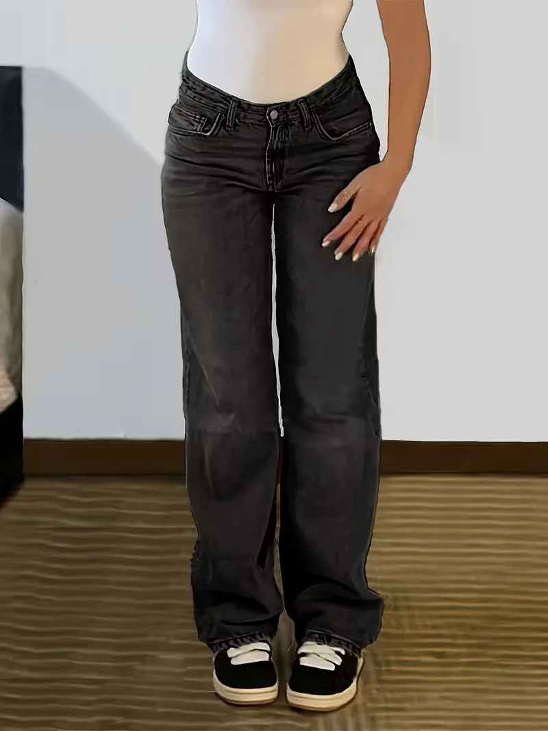 Straight jeans met mid-rise - Image 7