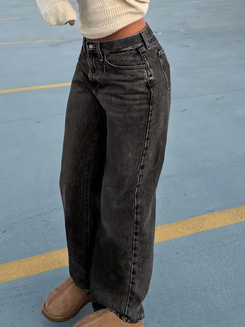 Straight jeans met mid-rise - Image 9
