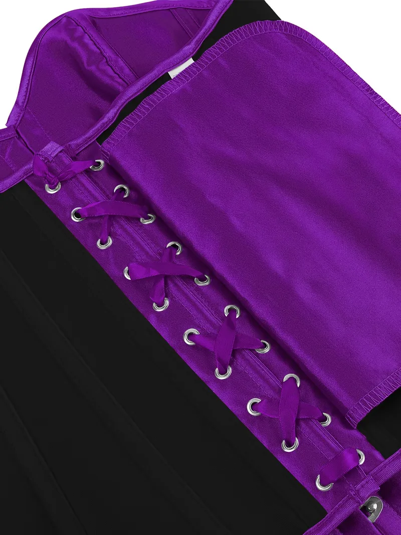 Strapless corset met vetersluiting en knoopsluiting - Image 11