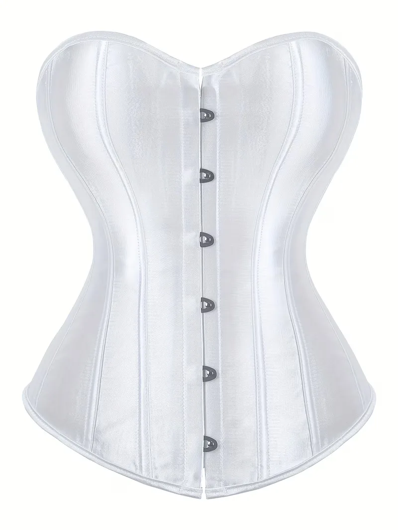 Strapless corset met vetersluiting en knoopsluiting - Image 12