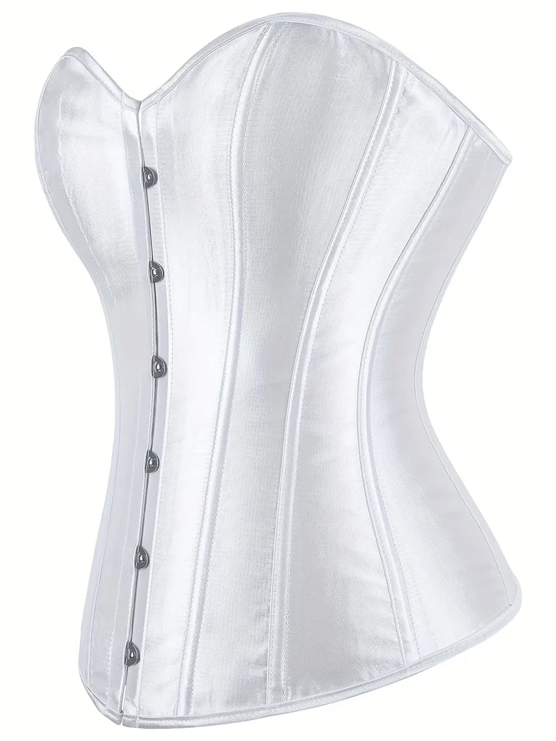 Strapless corset met vetersluiting en knoopsluiting - Image 13