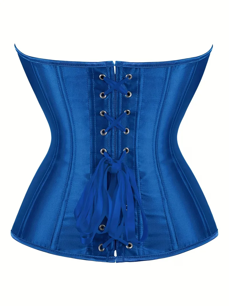 Strapless corset met vetersluiting en knoopsluiting - Image 34