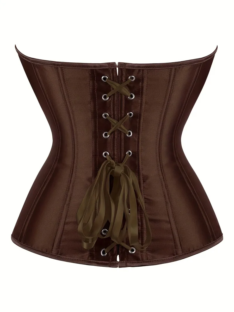 Strapless corset met vetersluiting en knoopsluiting - Image 49
