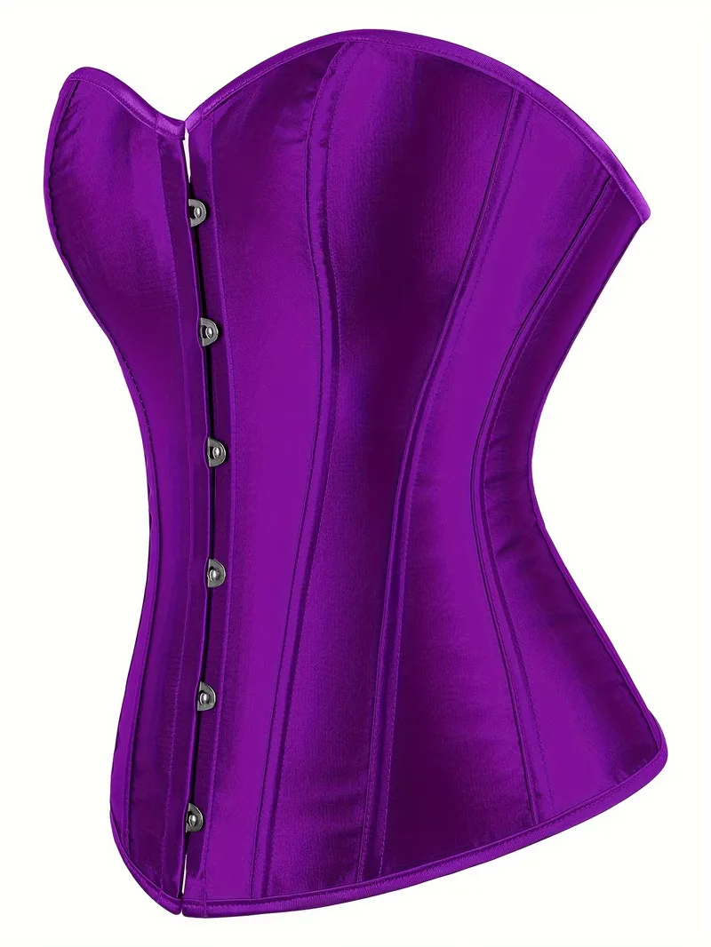 Strapless corset met vetersluiting en knoopsluiting - Image 8