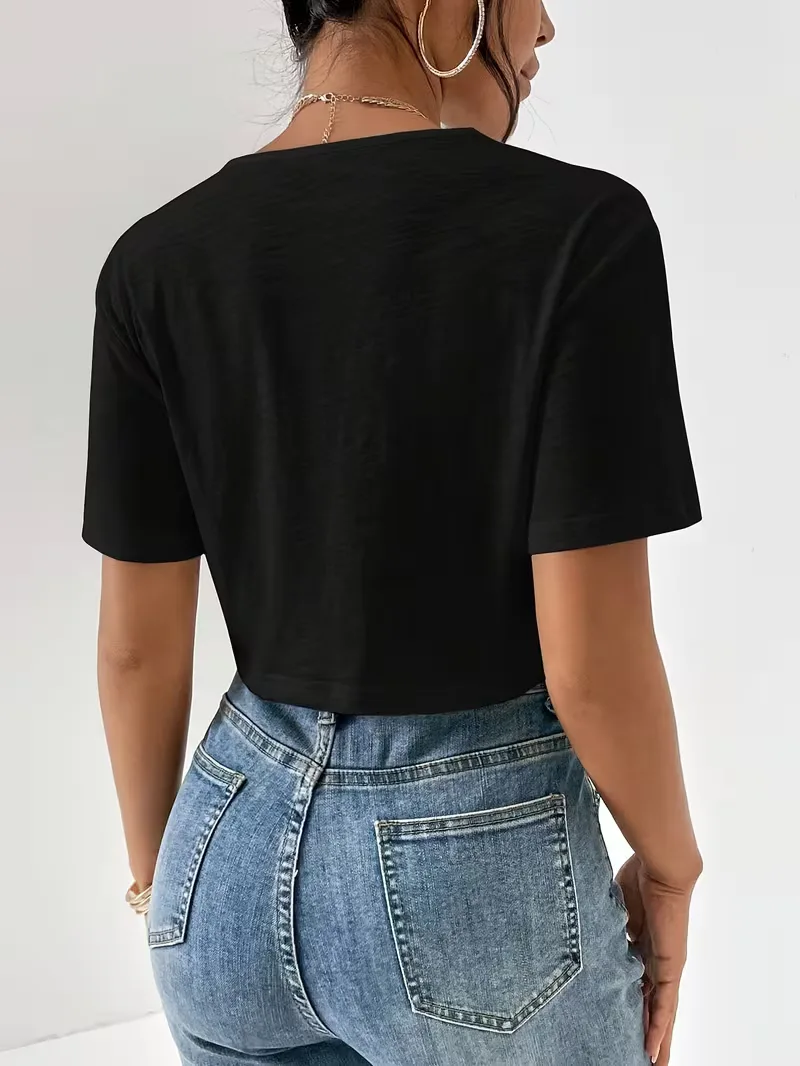 T-shirt met twistdetail - Image 2