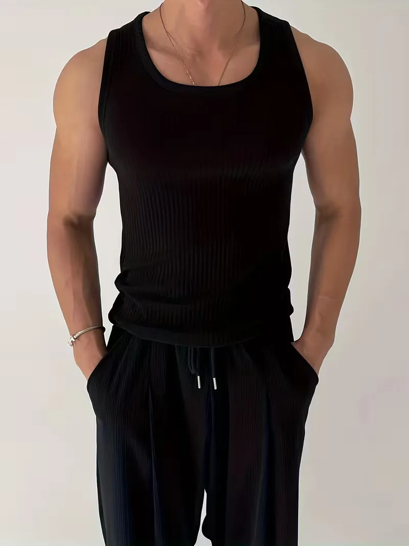 Tanktop heren slim fit