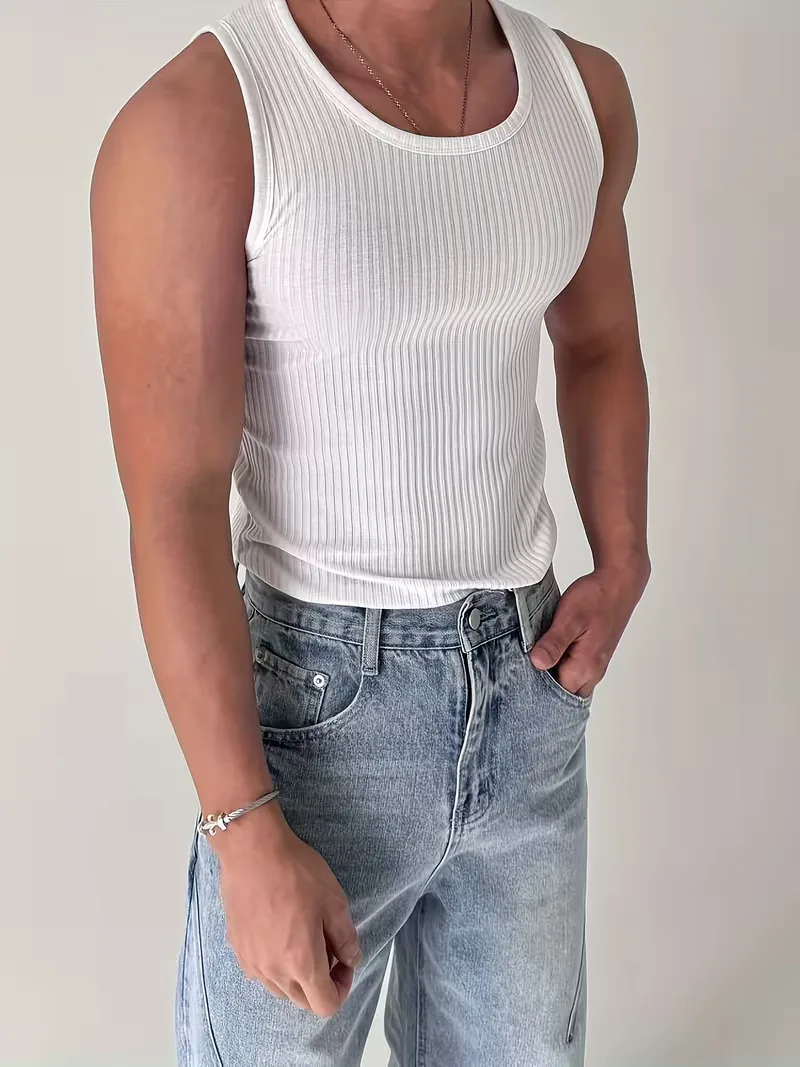 Tanktop heren slim fit - Image 8