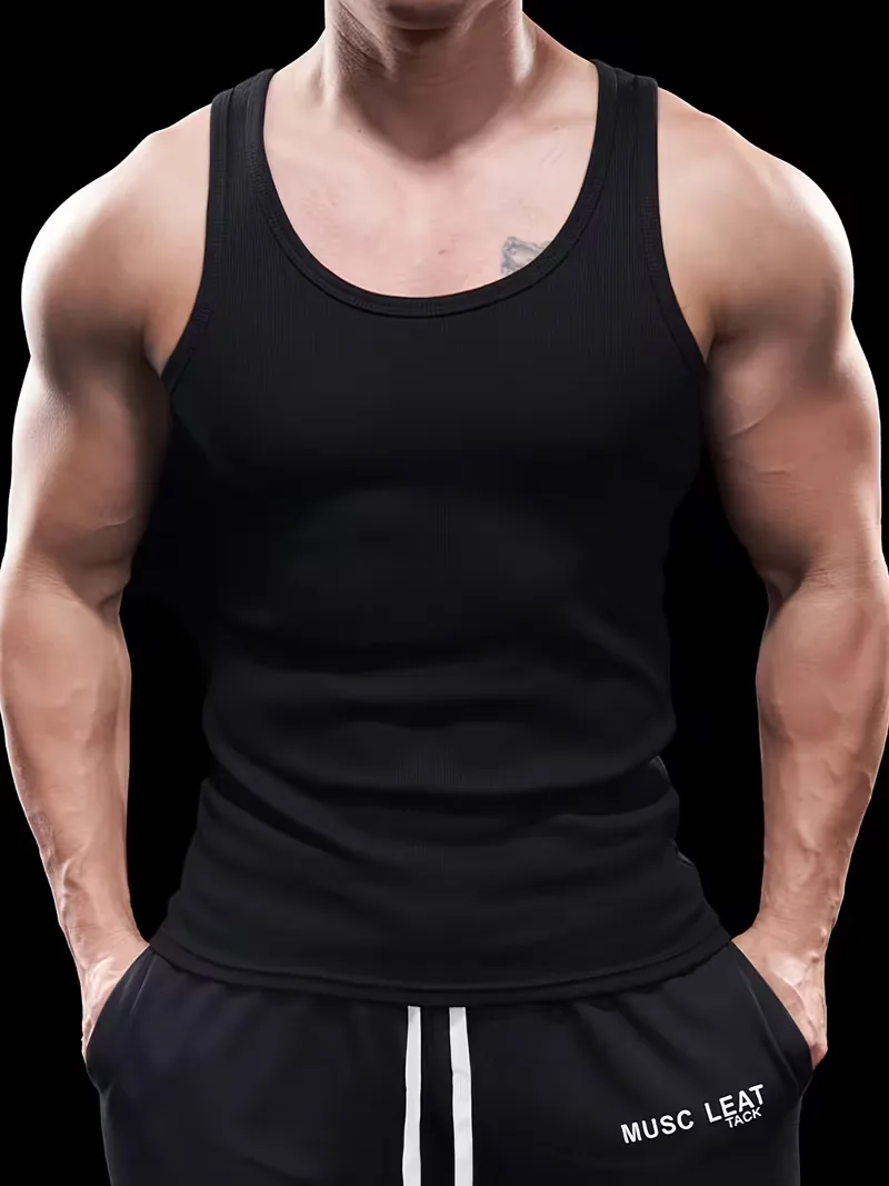 Tanktop slim fit ribbed - Image 7