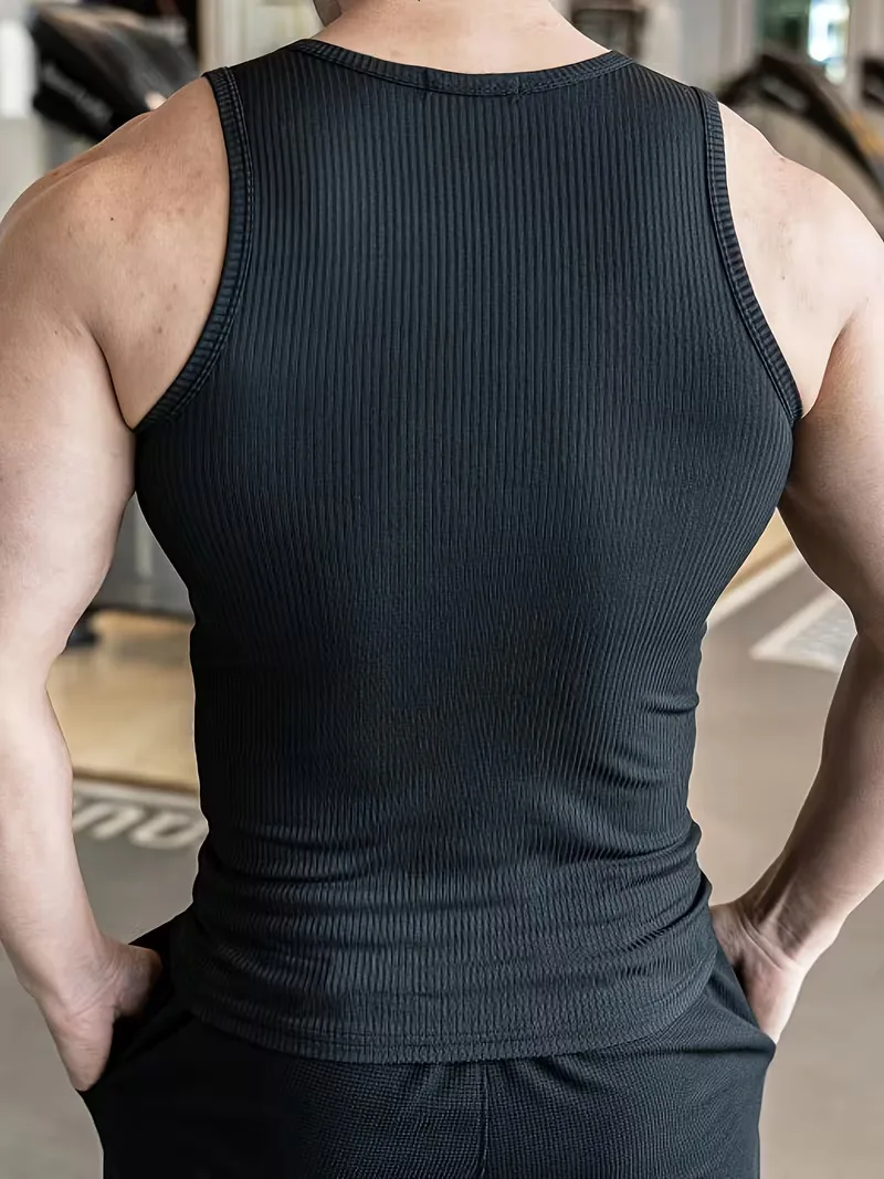 Tanktop slim fit ribbed - Image 8