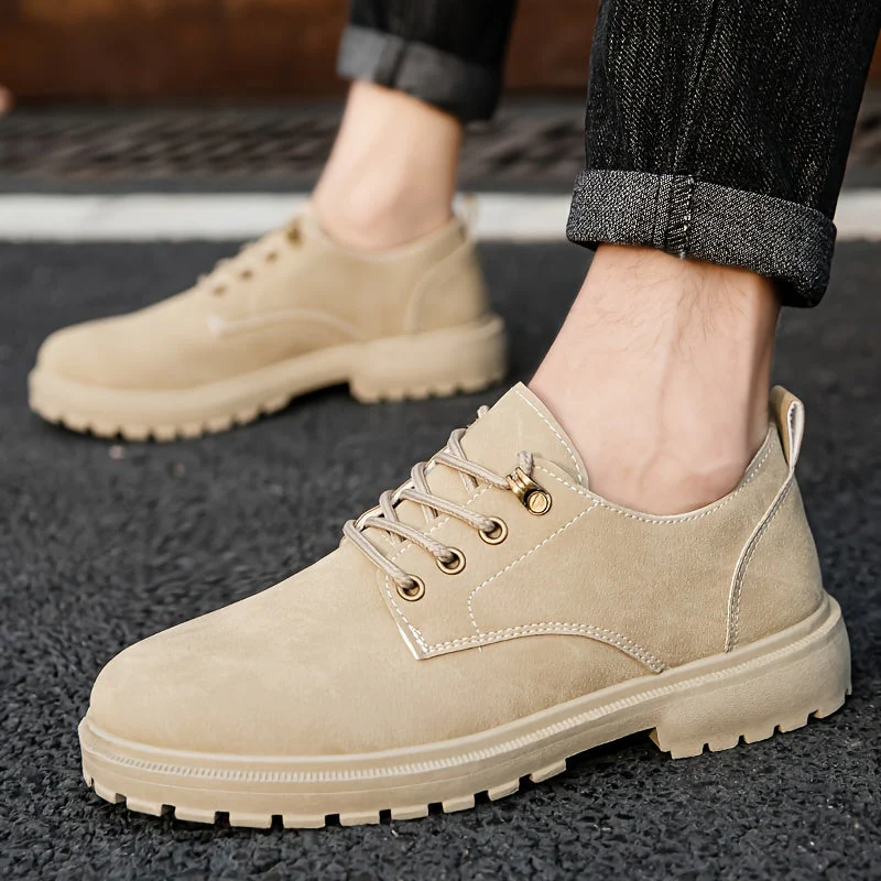Thijs | Comfortabele heren veterschoenen in effen kleur - Image 5