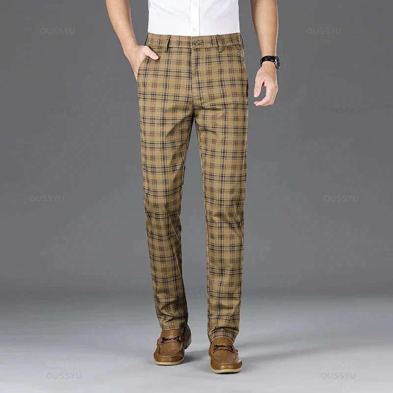 Thijs | Klassieke geruite herenpantalon - Image 3