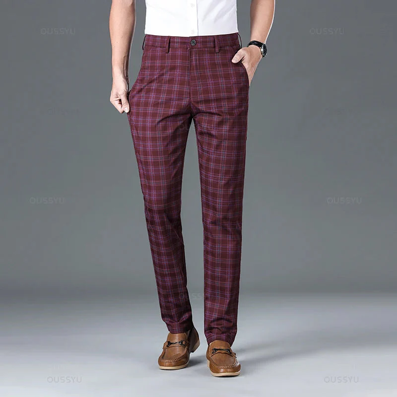 Thijs | Klassieke geruite herenpantalon - Image 5