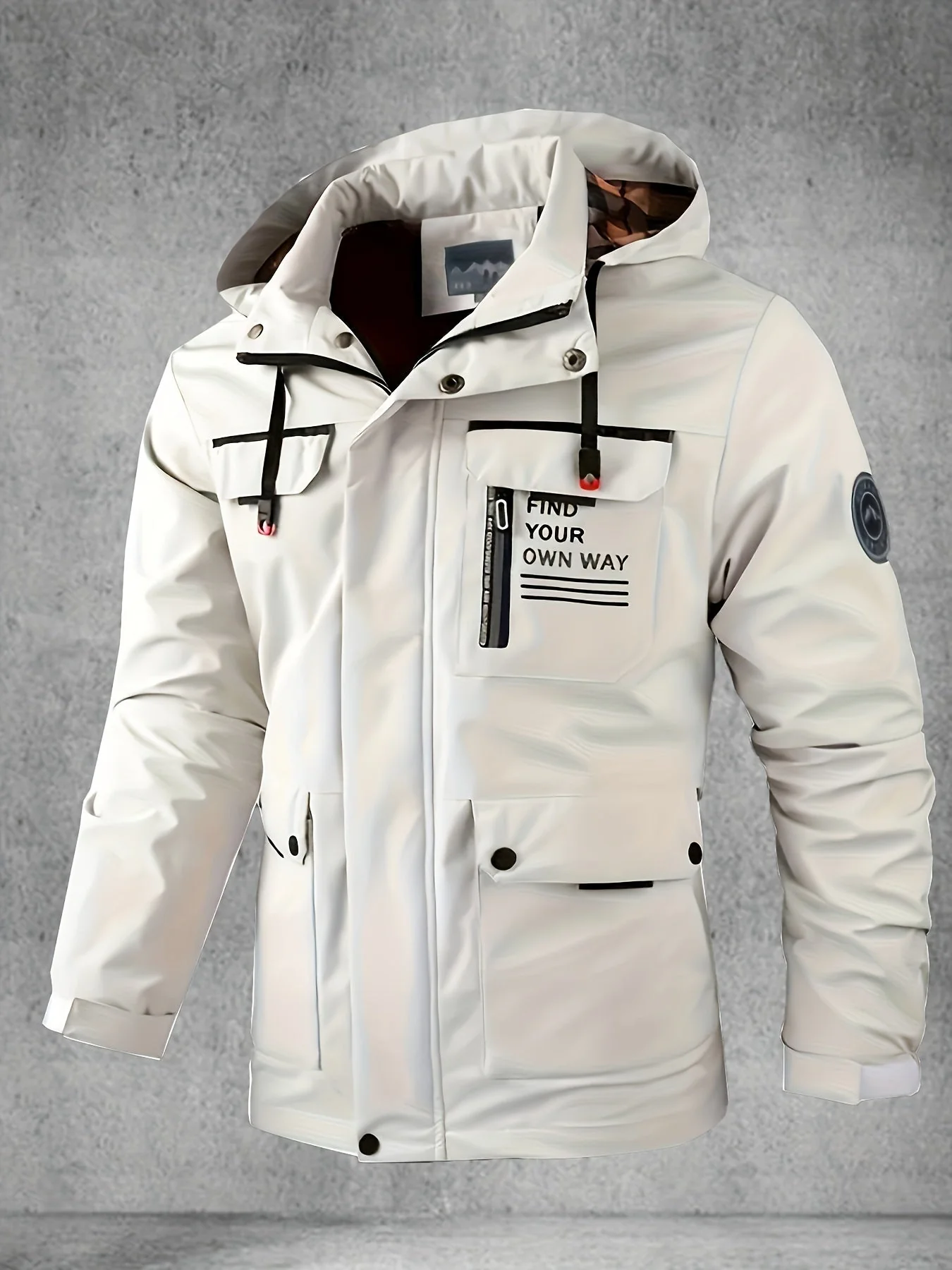 Thijs | Waterdichte & winddichte heren softshell jas met capuchon en meerdere zakken