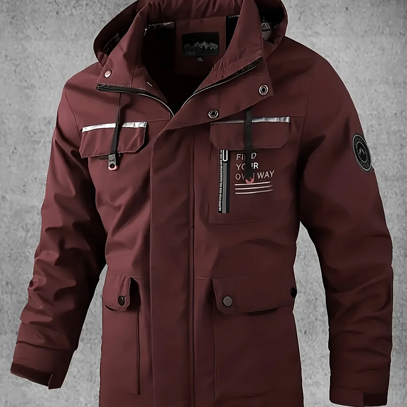 Thijs | Waterdichte & winddichte heren softshell jas met capuchon en meerdere zakken - Image 13