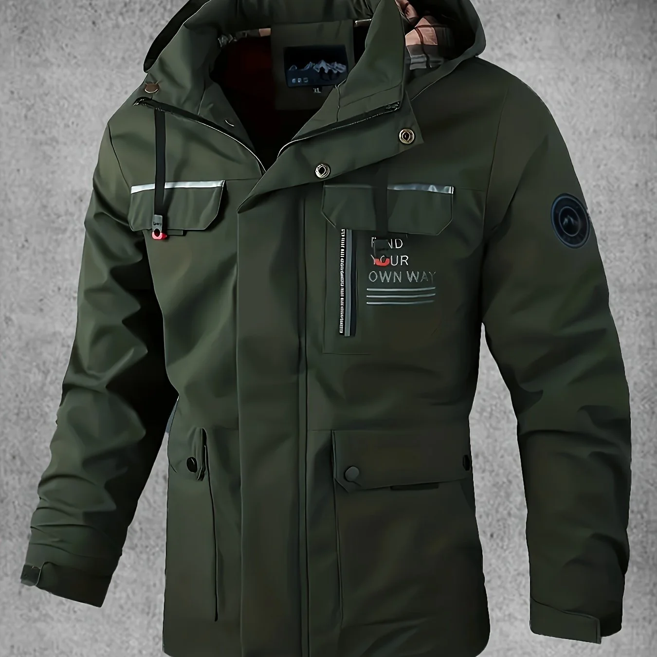 Thijs | Waterdichte & winddichte heren softshell jas met capuchon en meerdere zakken - Image 14