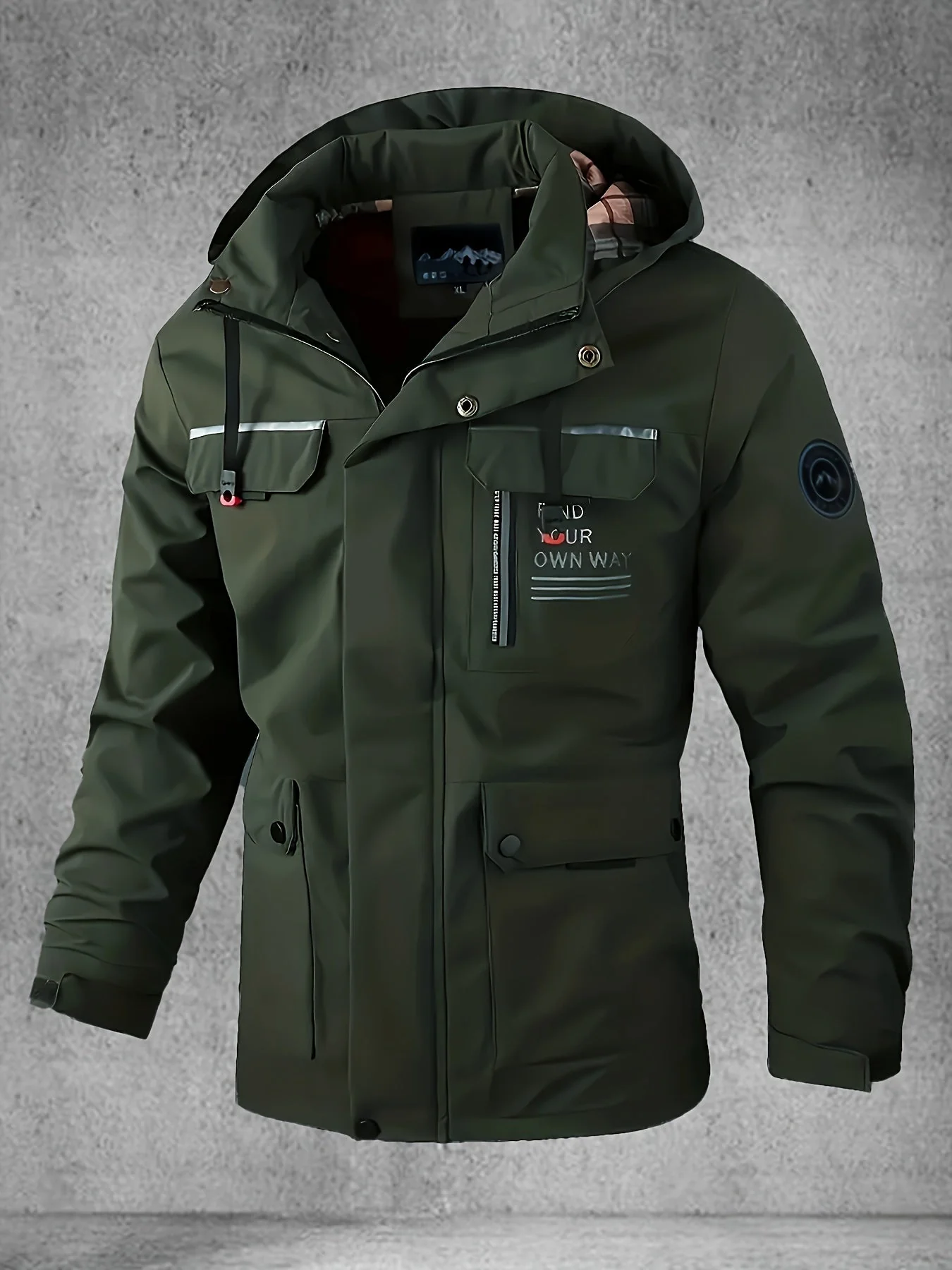 Thijs | Waterdichte & winddichte heren softshell jas met capuchon en meerdere zakken - Image 4