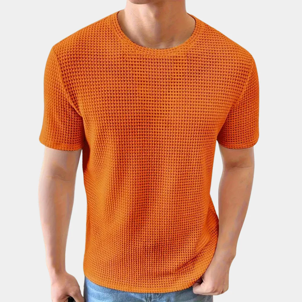 Tim | Oranje zomer T-shirt heren