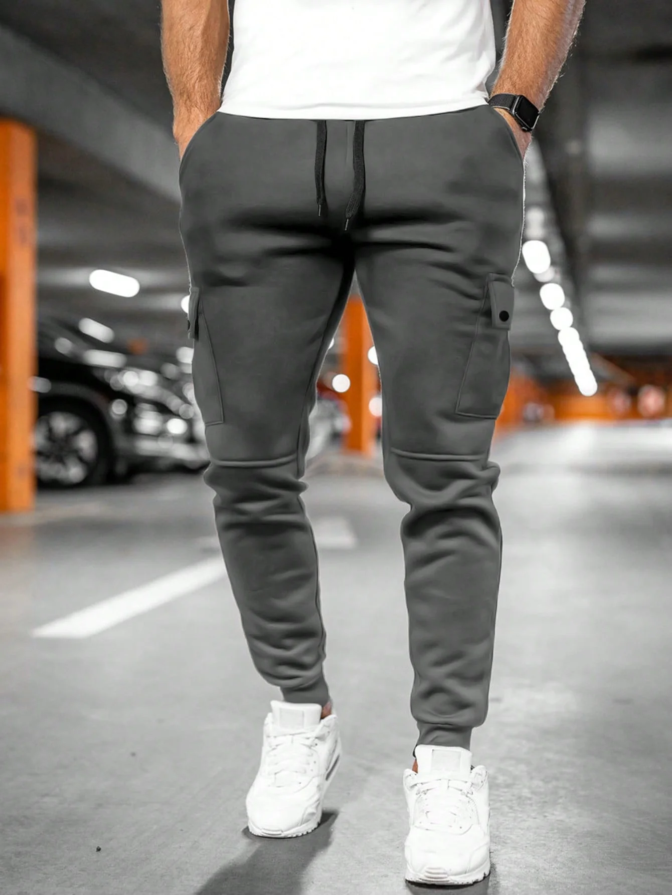 Tom | Heren joggingbroek met draai-omslag zak - Image 2