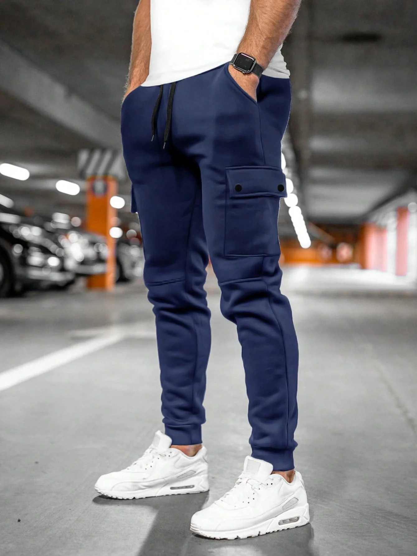 Tom | Heren joggingbroek met draai-omslag zak - Image 7