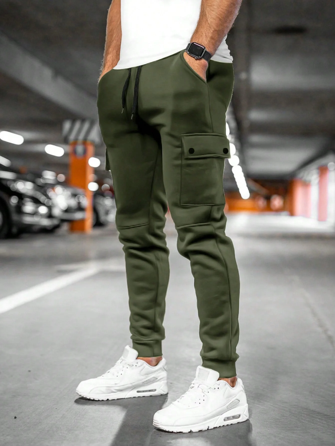 Tom | Heren joggingbroek met draai-omslag zak - Image 9