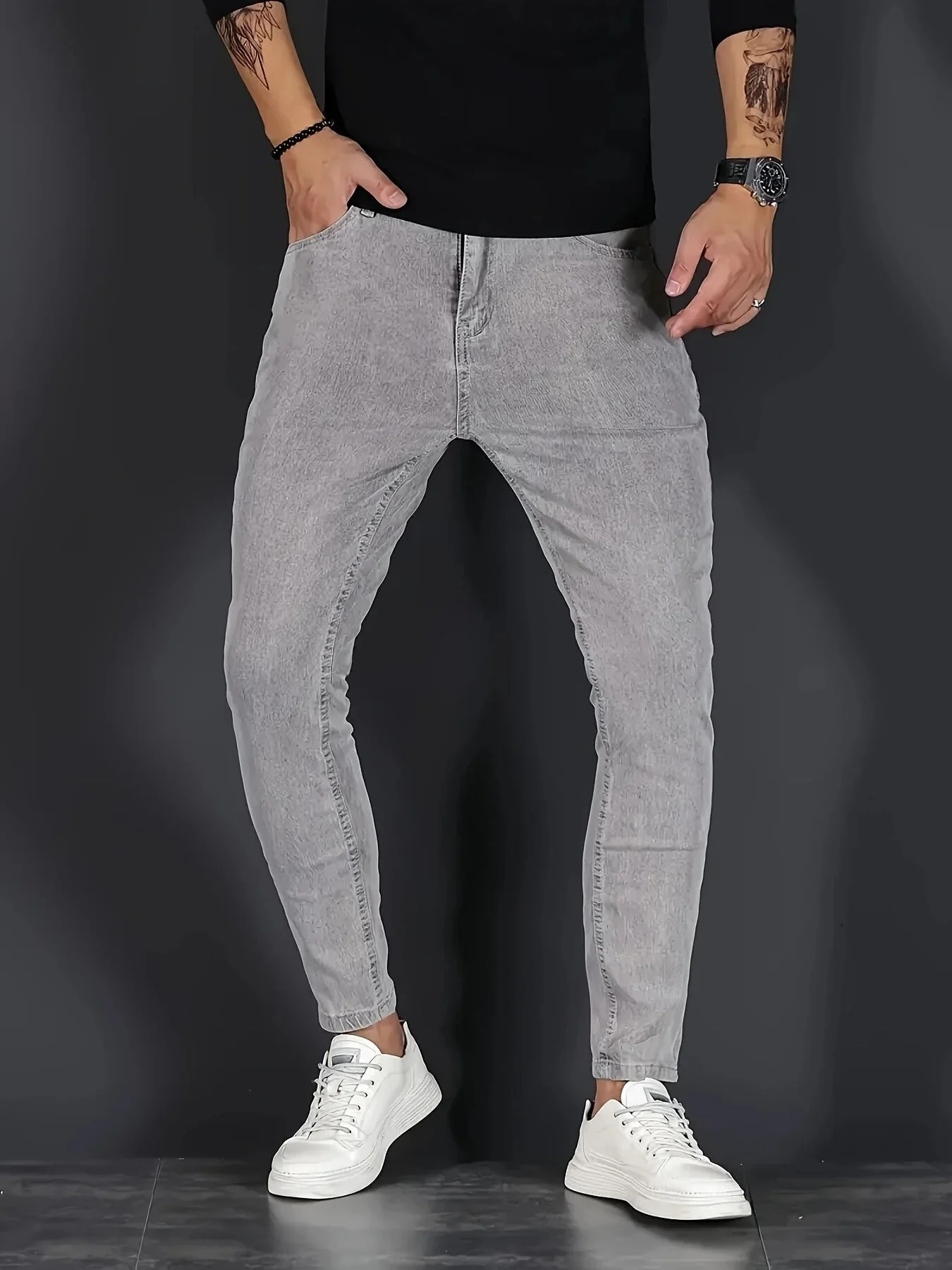 Tom | Stretch Slim-Fit Jeans in meerdere kleuren - Image 4