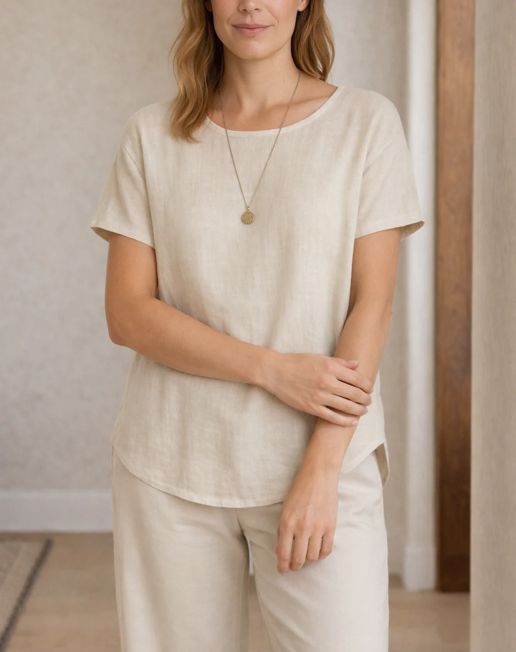 Luchtige dames top met korte mouwen - Image 8