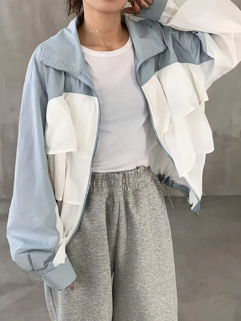 Track jacket met capuchon - Image 2