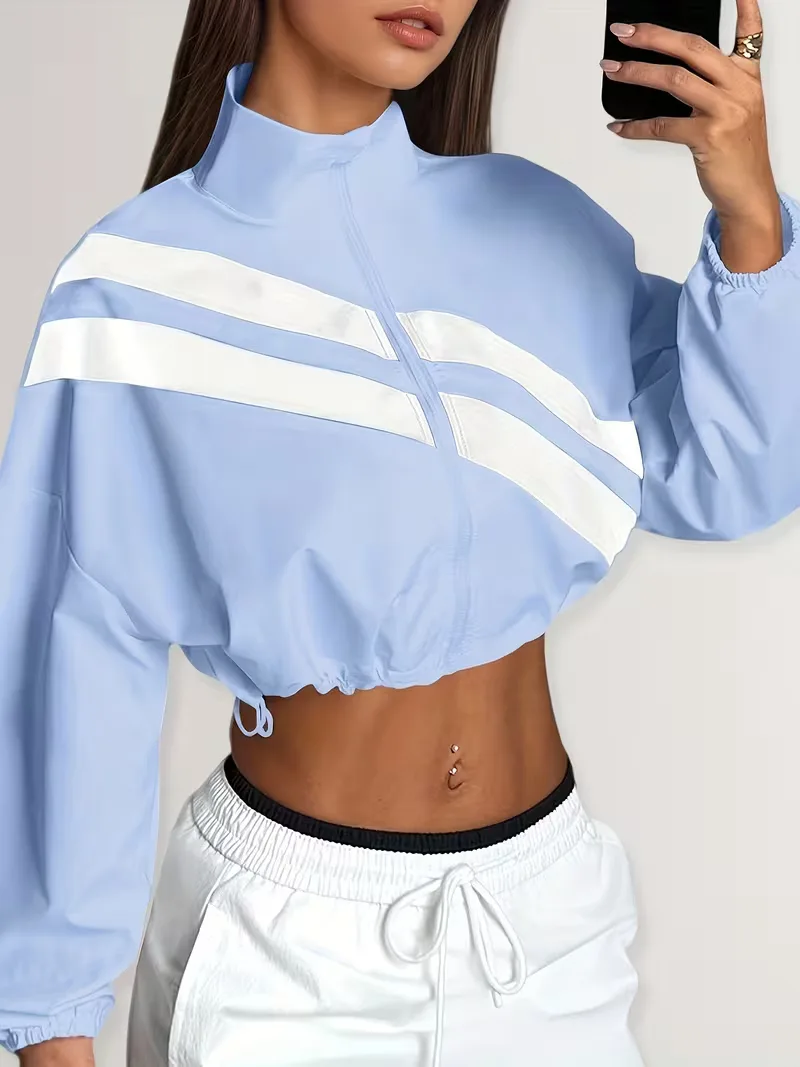 Track jacket met elastische manchetten - Image 28