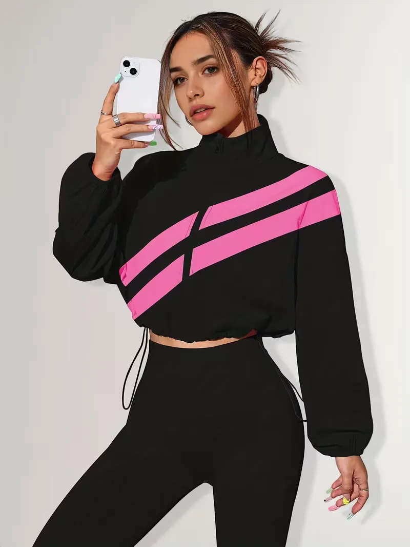 Track jacket met elastische manchetten - Image 29