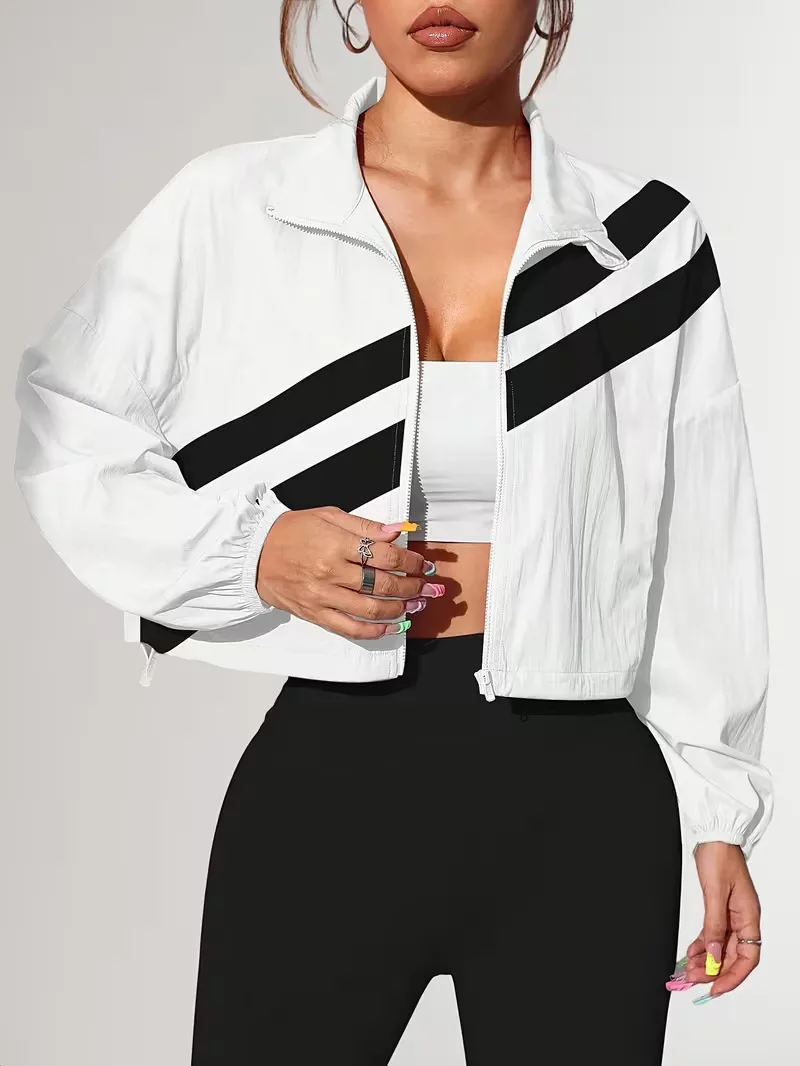 Track jacket met elastische manchetten - Image 38