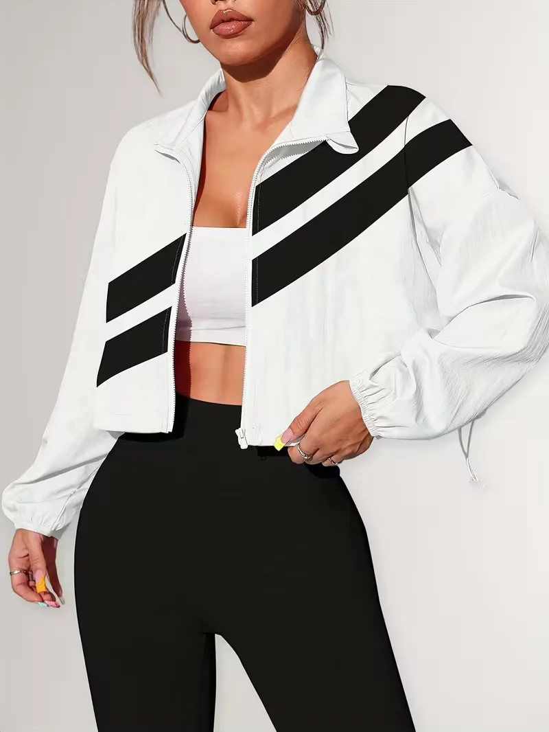 Track jacket met elastische manchetten - Image 40