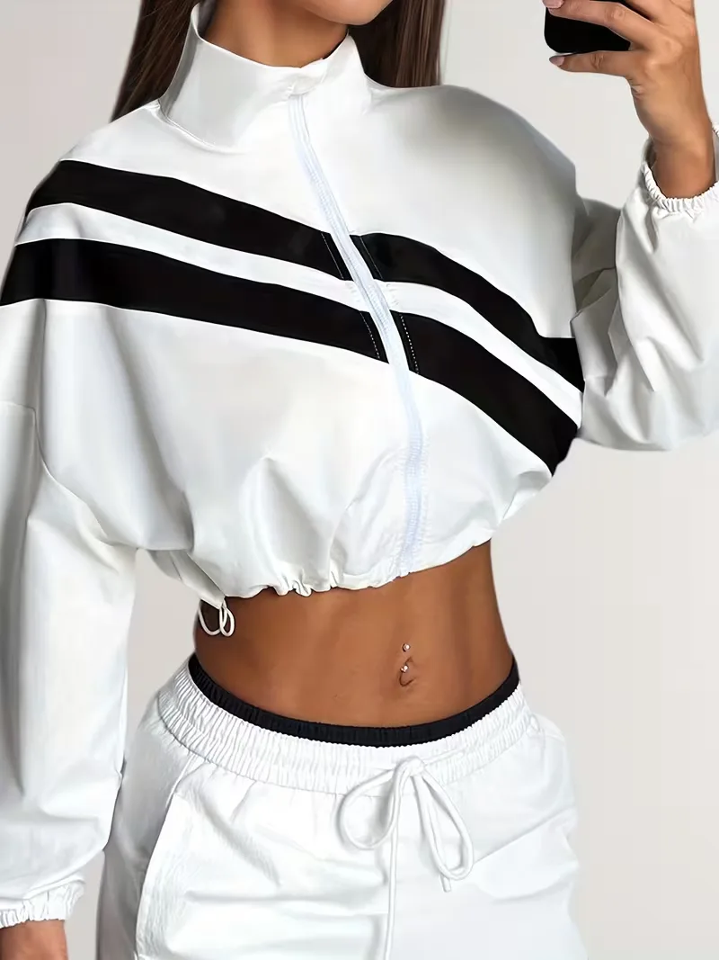Track jacket met elastische manchetten - Image 42