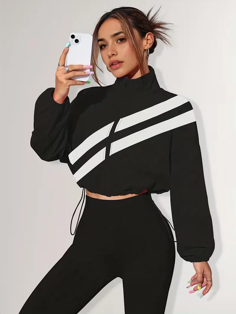 Track jacket met elastische manchetten - Image 43