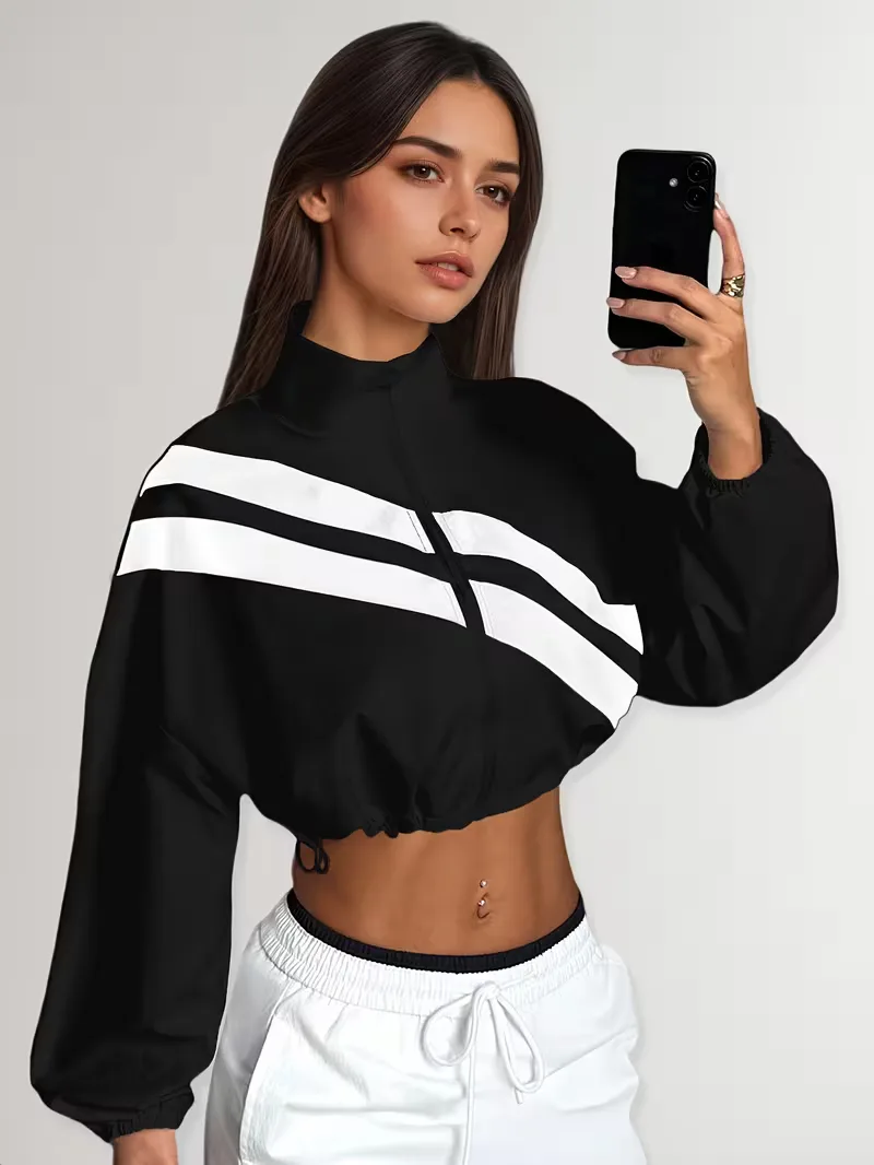 Track jacket met elastische manchetten - Image 44