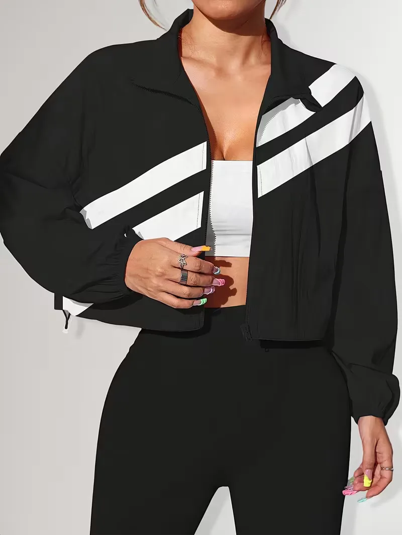 Track jacket met elastische manchetten - Image 45