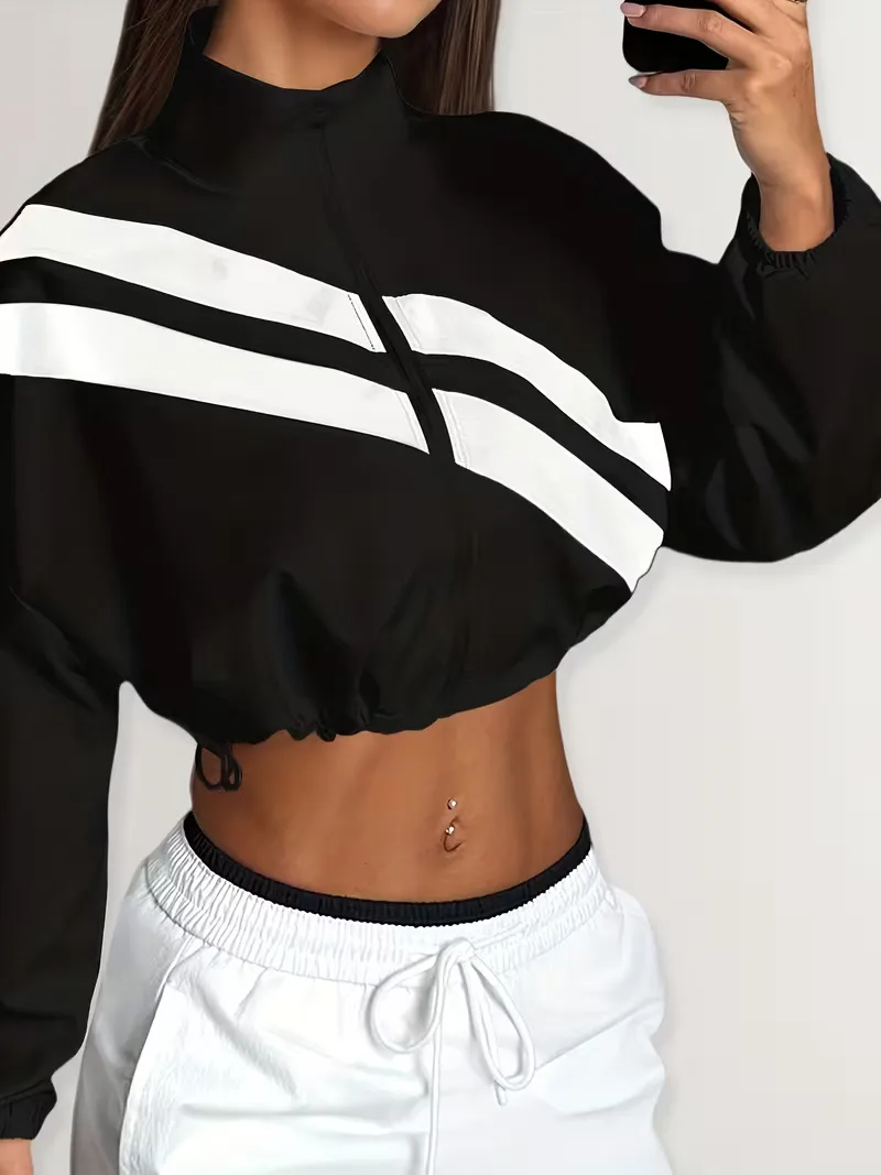 Track jacket met elastische manchetten - Image 49