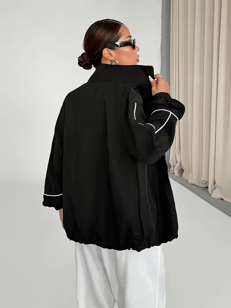 Track jacket met hoge kraag - Image 5