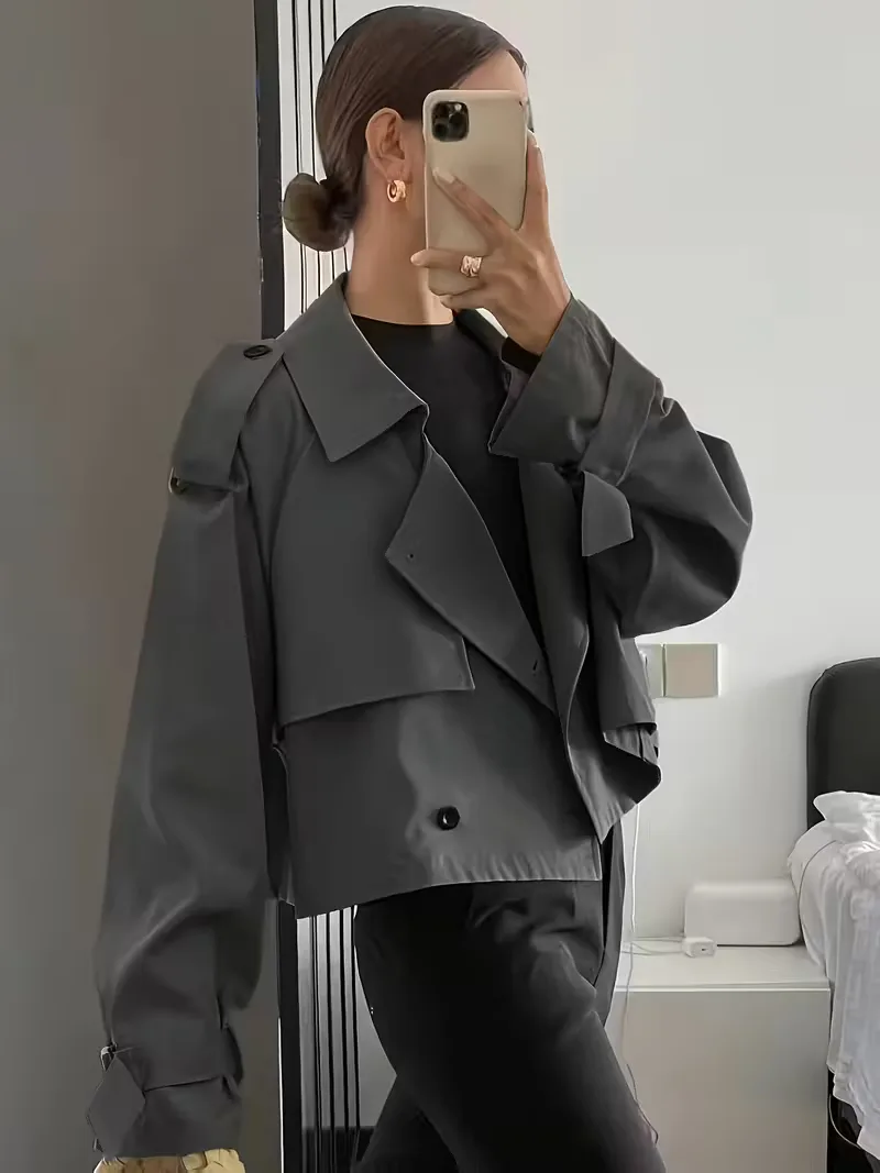 Trenchcoat met oversized fit - Image 15