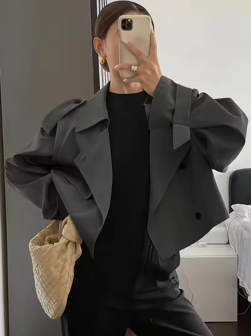 Trenchcoat met oversized fit - Image 16