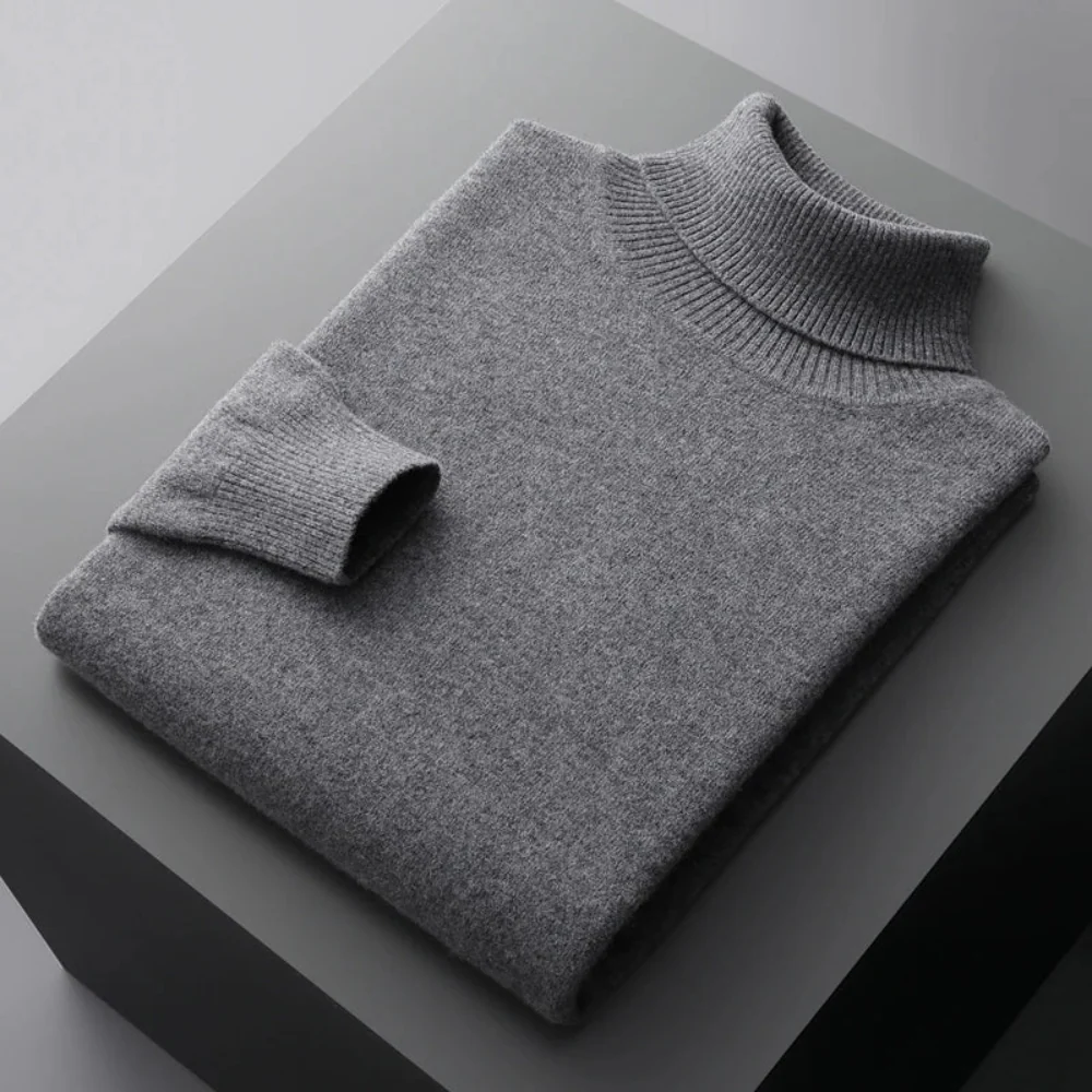 Trui met hoge turtleneck kraag en lange mouwen - Image 10