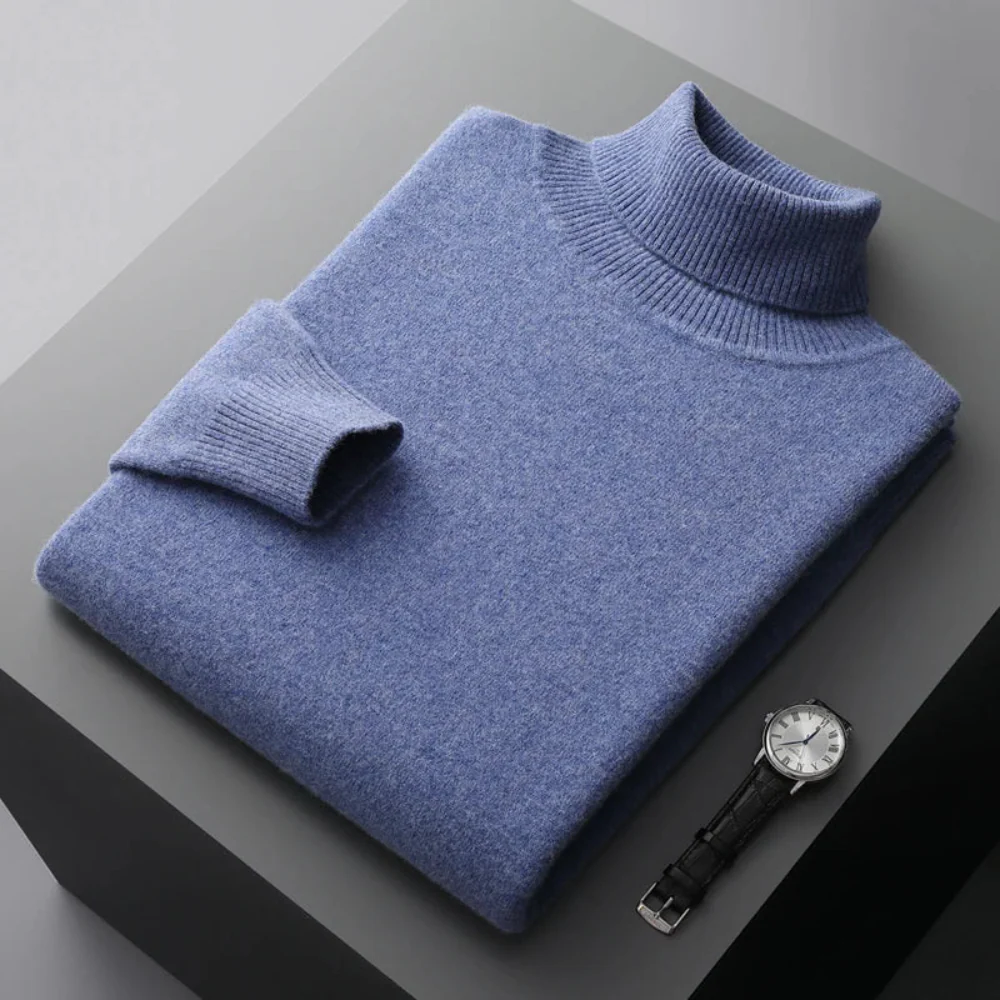 Trui met hoge turtleneck kraag en lange mouwen - Image 12