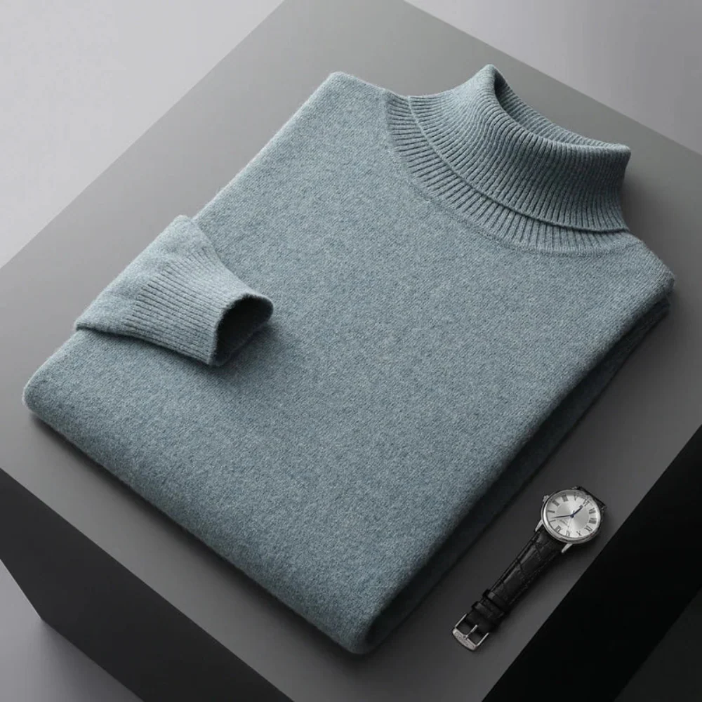 Trui met hoge turtleneck kraag en lange mouwen - Image 3