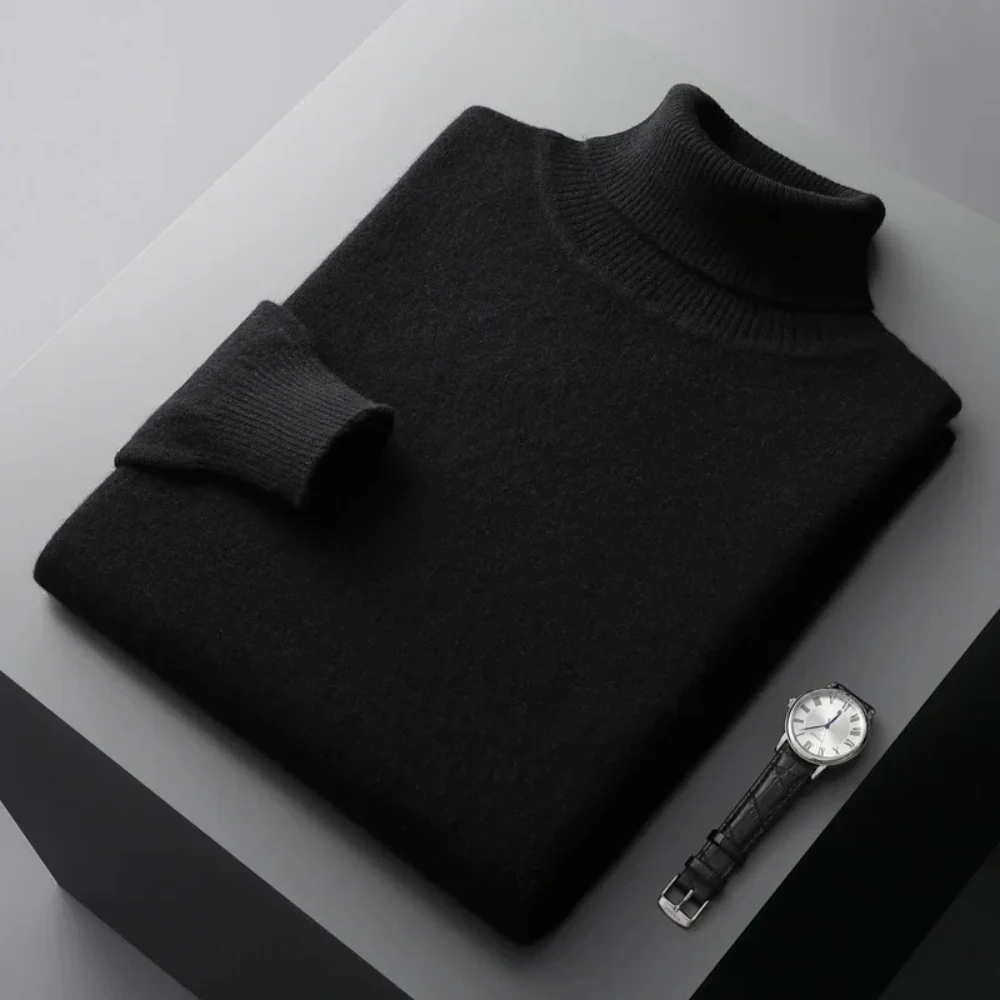 Trui met hoge turtleneck kraag en lange mouwen - Image 5