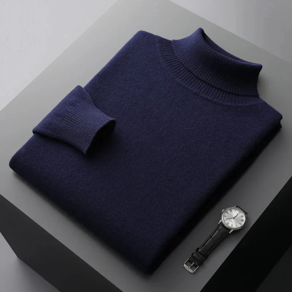 Trui met hoge turtleneck kraag en lange mouwen - Image 7